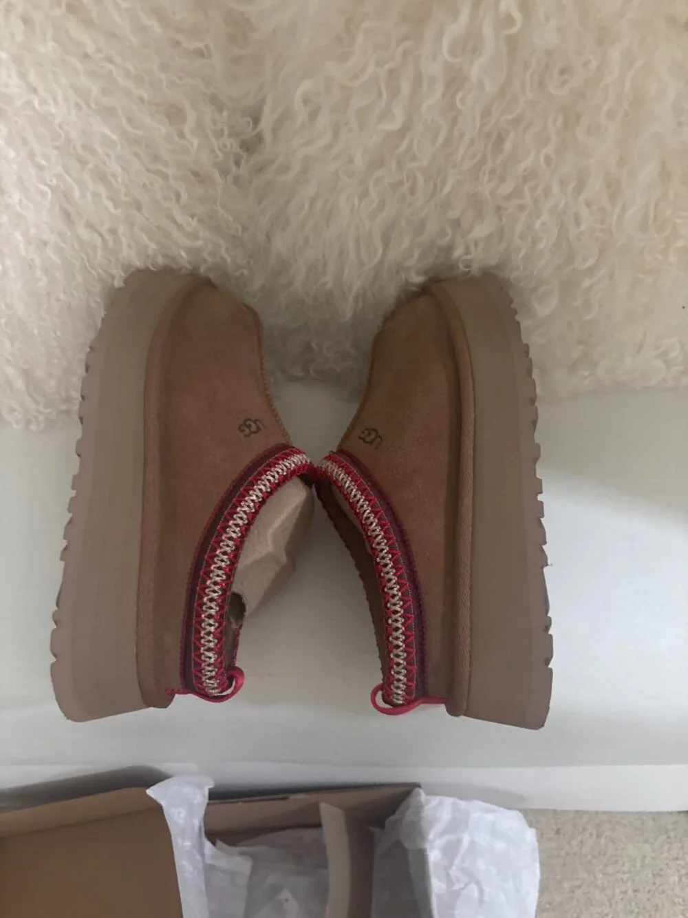 UGG Tazz II Genuine Shearling Lined Platform Slipper